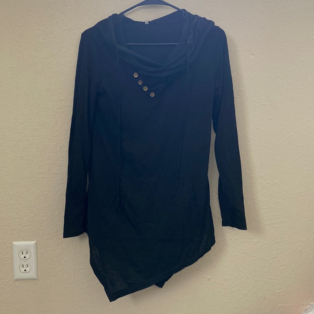 Black, think and stylish hoodie